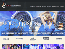Tablet Screenshot of agenturfirstcontact.de